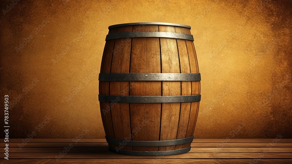  Earthy charm of a rustic barrel