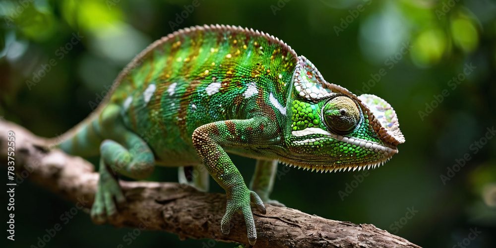 Obraz premium chameleon on a branch