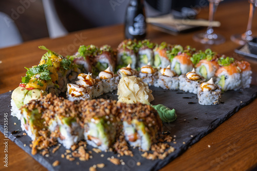 Obraz na płótnie Sushi w salonie
