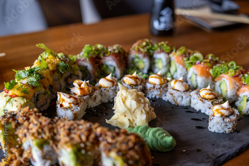 Obraz na płótnie Sushi w salonie
