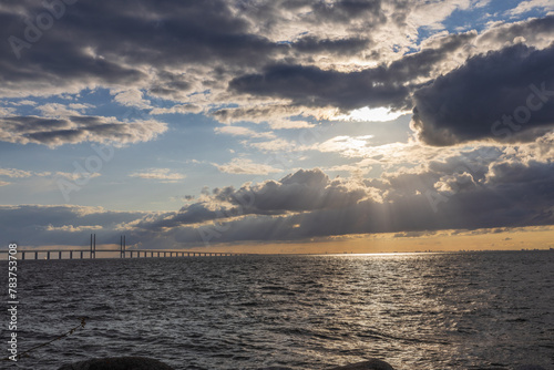 Obraz na płótnie Öresundbrücke - schweden w salonie