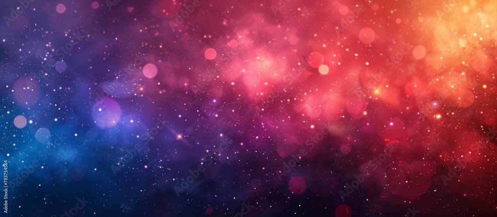 A vibrant backdrop featuring blurred lights and stars in various hues creating a mesmerizing effect A vibrant backdrop featuring blurred lights and stars in various hues creating a mesmerizing effect