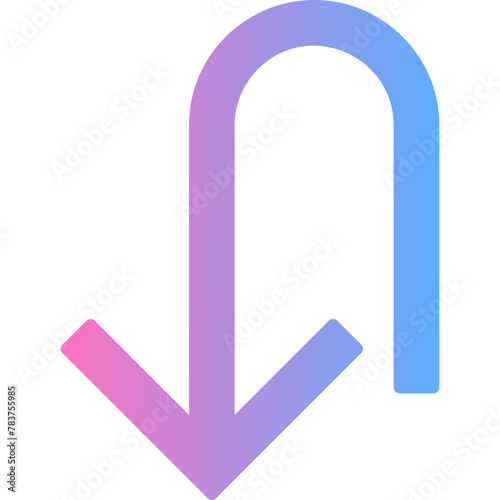 Turn Down Icon