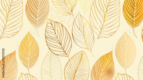 Detailed close-up of leaf pattern
