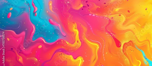 Vibrant liquid artwork with bubbles, creating abstract and beautiful textures for backgrounds and comics