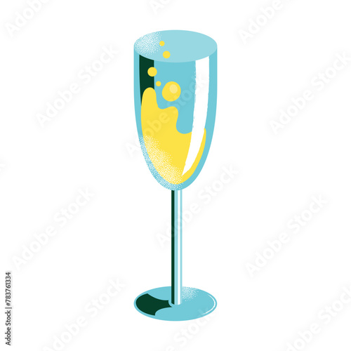 Set of cocktails. An illustration of classical drinks in different types of glasses. Vector illustration of summer cocktails isolated on background. Popular cocktails for design menu, posters