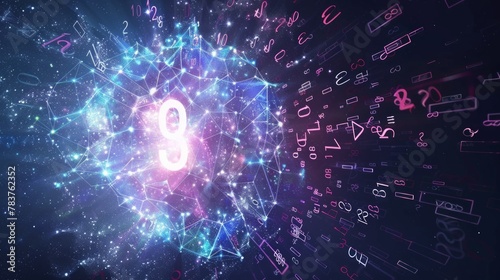 Cosmic Visualization of Numerology Destiny Number