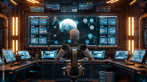 in the security control room Let robots take care of security