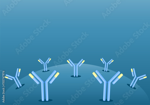 Antibody. Immunoglobulin IgE or IgG