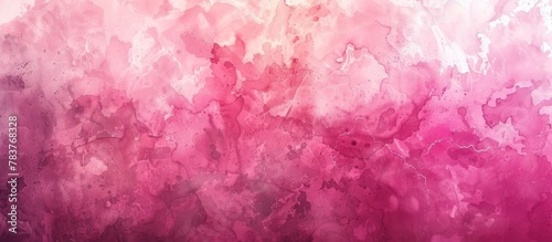 Close-up view of a pink and white painting against a dark black background, emphasizing the contrasting colors and textures