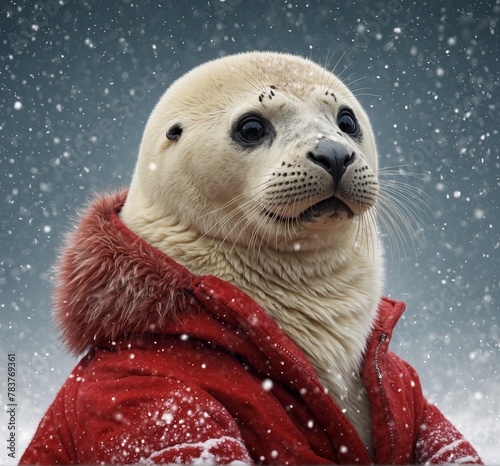 seal in the snow