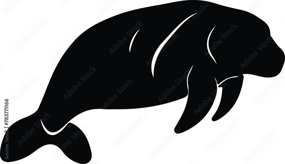 manatee silhouette