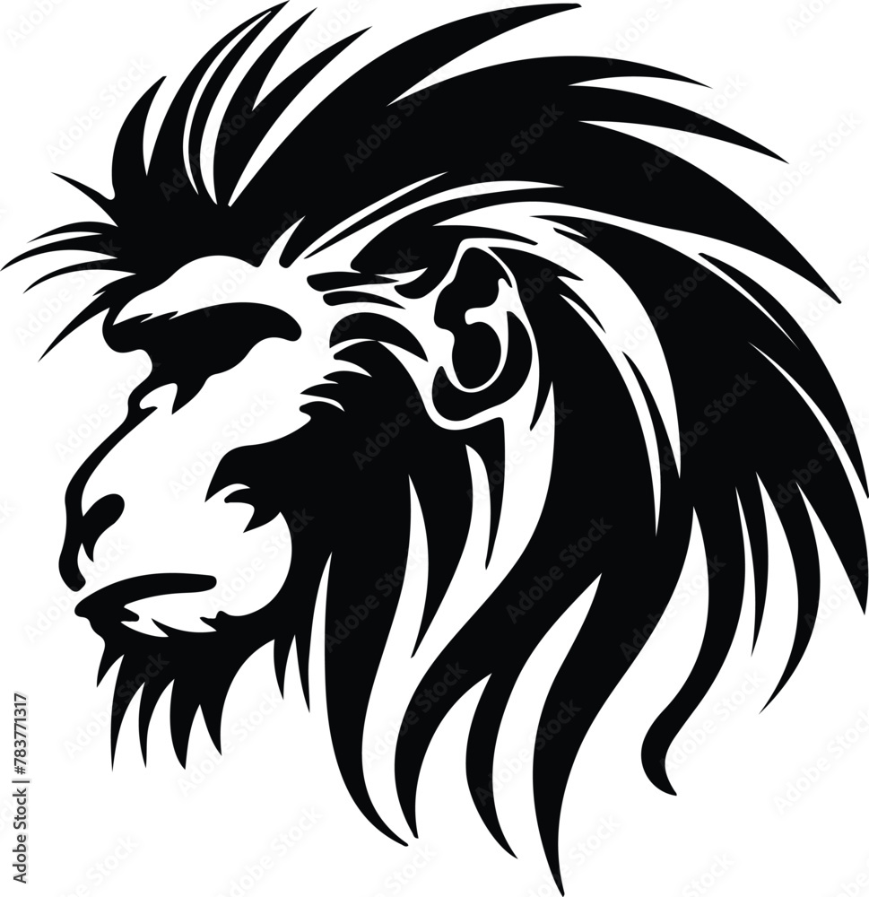 Obraz premium mandrill silhouette