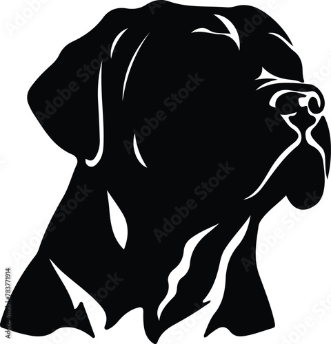 mastiff silhouette