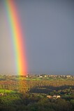 Rainbow over Umbria, Italy April 2024