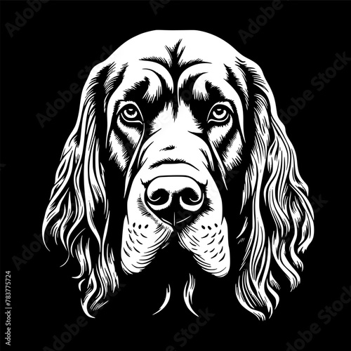 Bloodhound | Minimalist and Simple Silhouette - Vector illustration