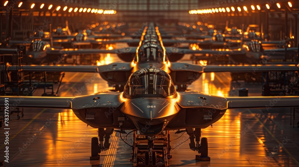 Futuristic Aircraft Hangar