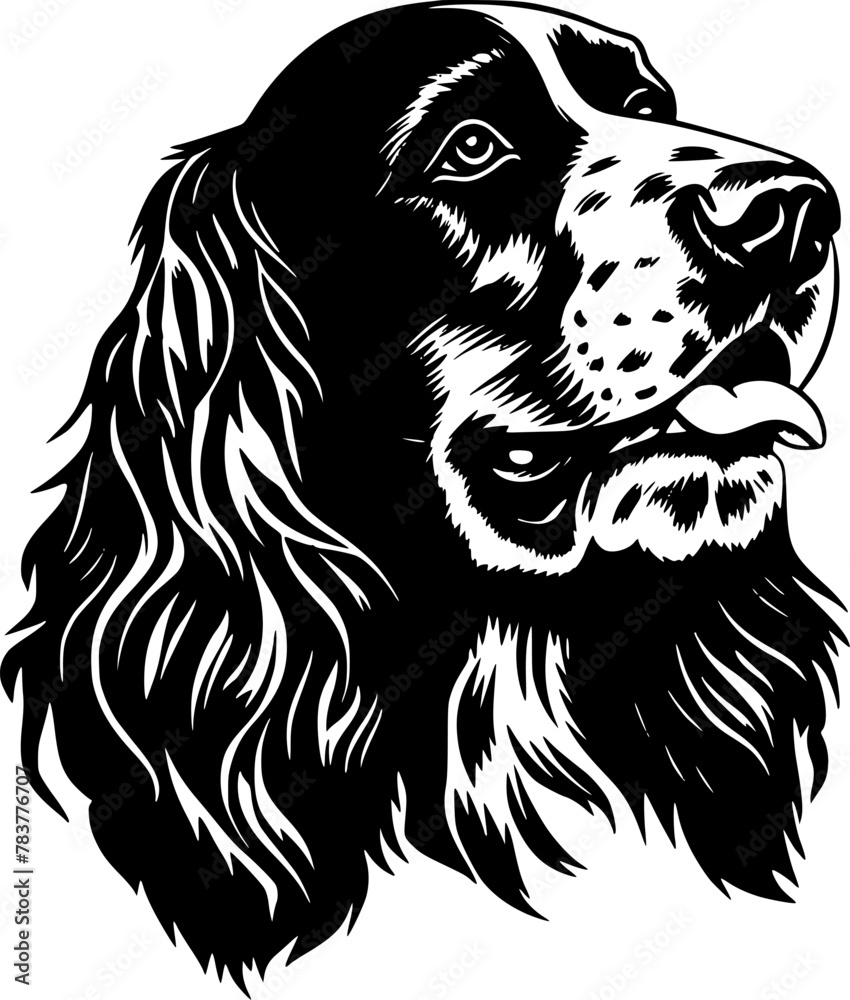 Cocker Spaniel | Minimalist and Simple Silhouette - Vector illustration Cocker Spaniel | Minimalist and Simple Silhouette - Vector illustration