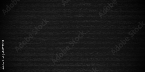 Abstract black stone wall texture grunge rock surface. dark gray background backdrop. wide panoramic banner. old wall stone for dark black distressed grunge background wallpaper rough concrete wall.