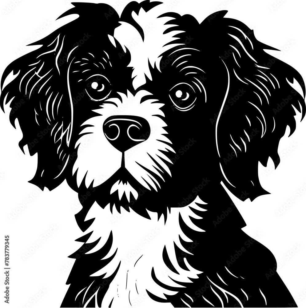 Fototapeta premium Terrier | Minimalist and Simple Silhouette - Vector illustration