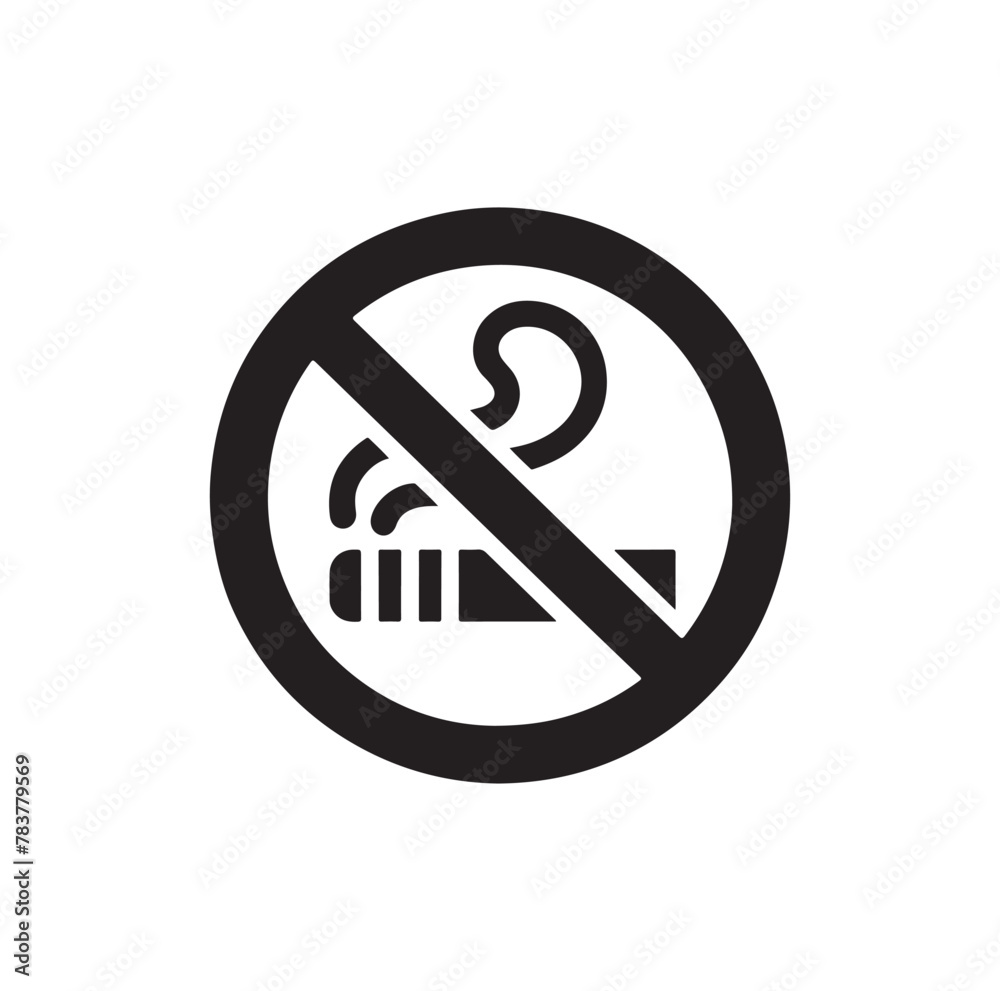 no Smoking icon vector, illustration logo template no Smoking icon vector, illustration logo template