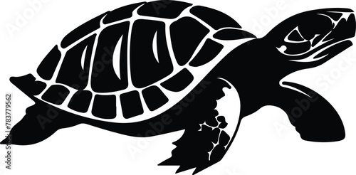 painted turtle silhouette