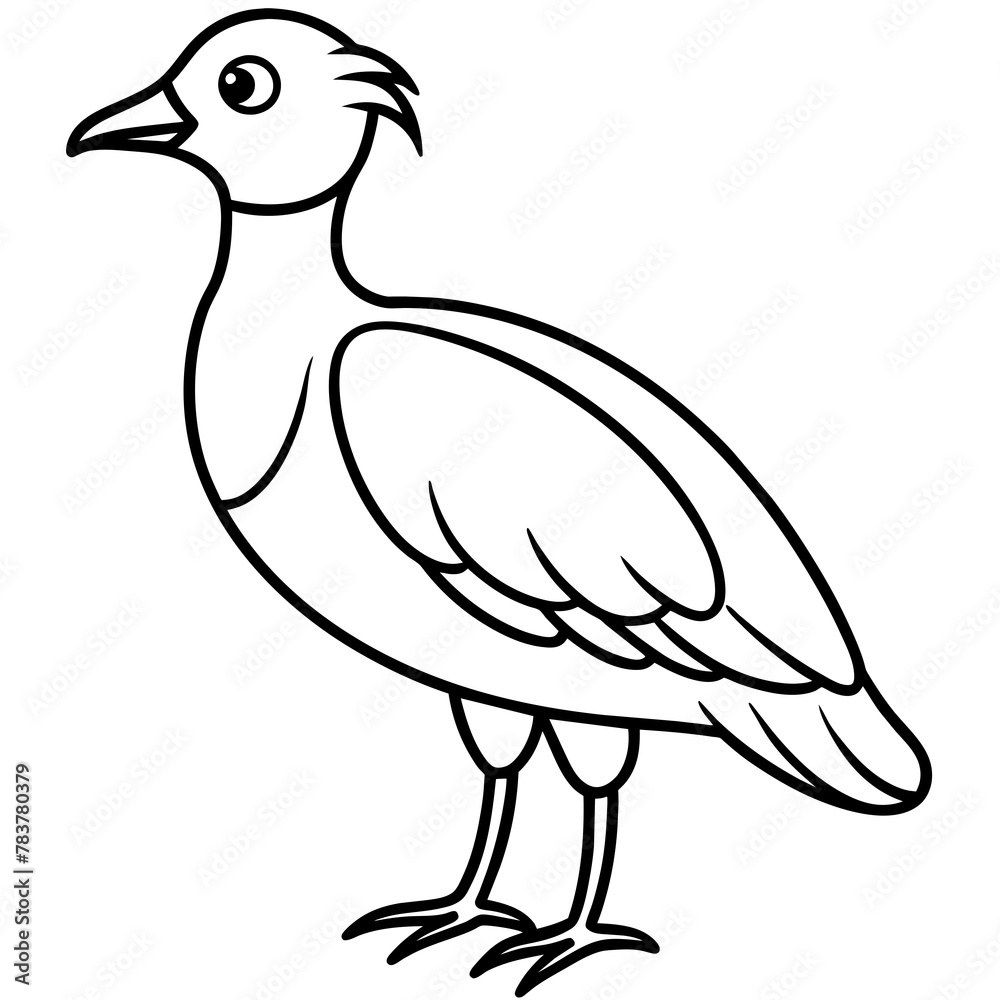 Bird vector illustration.
Bird vector illustration.