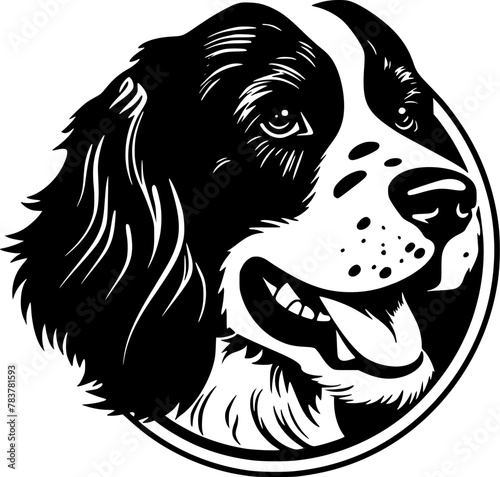Wallpaper Mural Terrier - Minimalist and Flat Logo - Vector illustration Torontodigital.ca