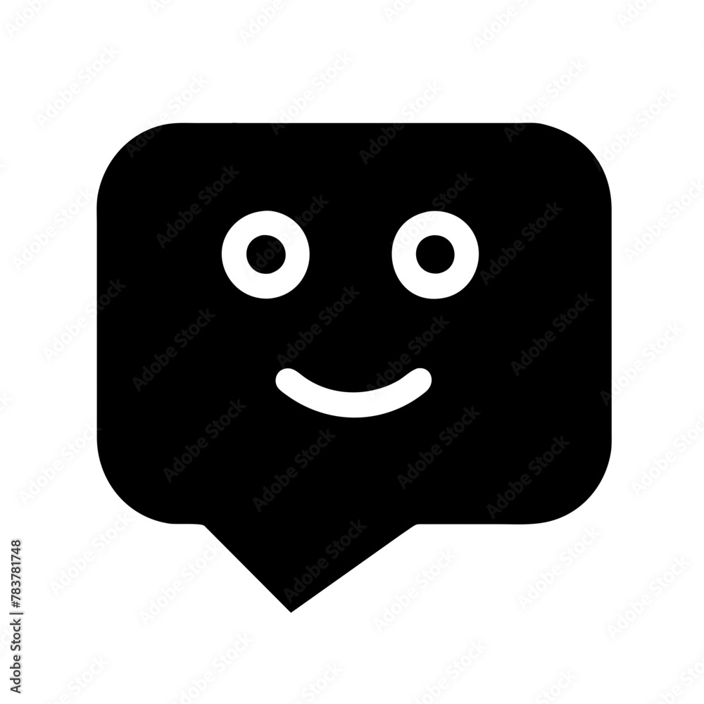 Ai Chatbot icon vector graphics element silhouette sign symbol illustration on a Transparent Background Ai Chatbot icon vector graphics element silhouette sign symbol illustration on a Transparent Background