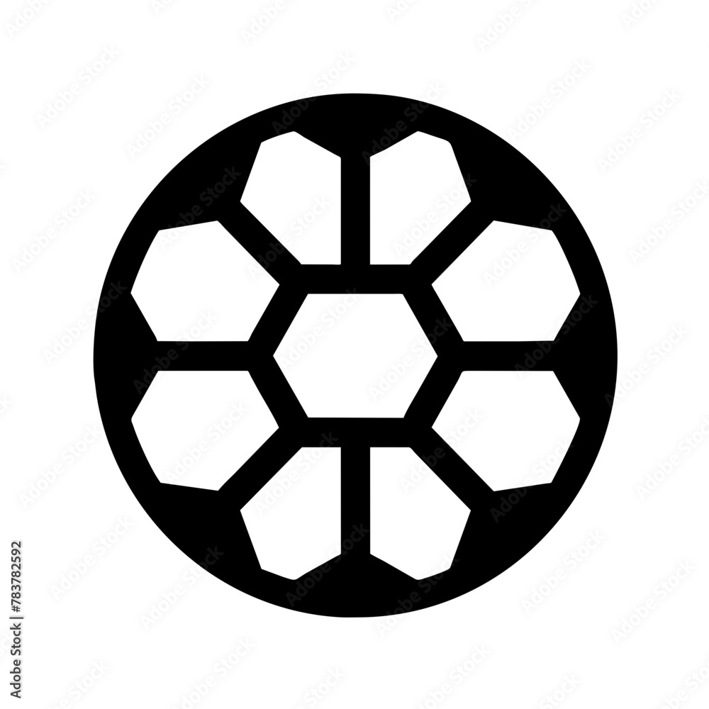 Soccer Ball Football icon vector graphics element silhouette sign symbol illustration on a Transparent Background Soccer Ball Football icon vector graphics element silhouette sign symbol illustration on a Transparent Background