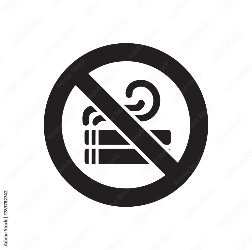 no Smoking icon vector, illustration logo template no Smoking icon vector, illustration logo template