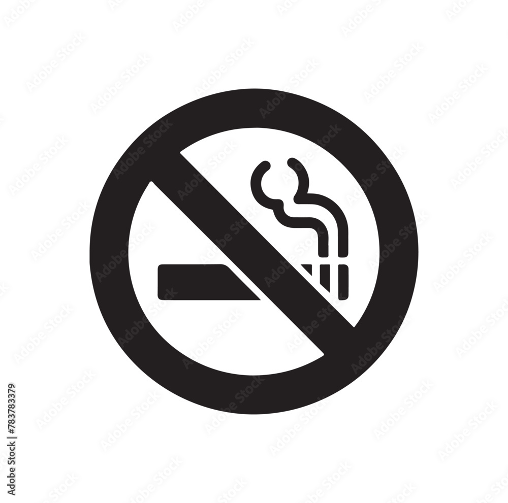 no Smoking icon vector, illustration logo template no Smoking icon vector, illustration logo template