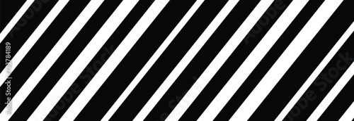 Abstract black monochrome stripe pattern design. Minimal striped surface isolated on white background. Vector 