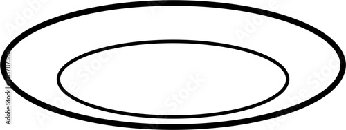 Plate Outline Illustration