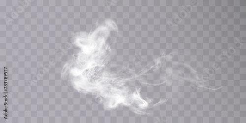 White vector smoke, cloudy, fog background PNG effect. Fog or smoke isolated on transparent background with overlay effect. Vector	
