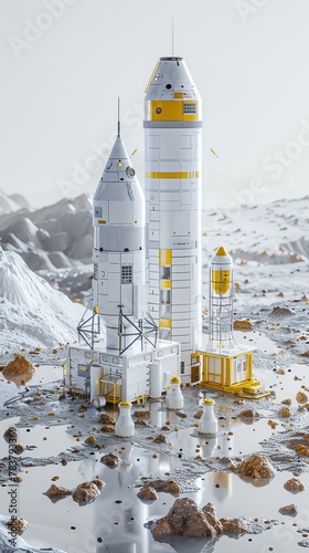 Space colony life, Daily living on Mars, Isolated and pioneering, Martian outpost