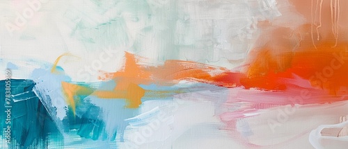 抽象絵画の一部を切り取ったイメージ