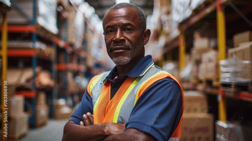 Portrait of a Warehouse Worker Portrait of a Warehouse Worker