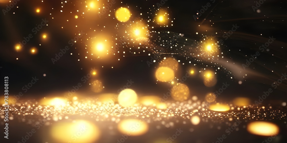 Electric multicolor Dynamic Bokeh Background