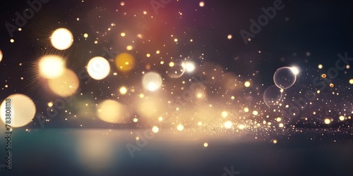 Electric multicolor Dynamic Bokeh Background