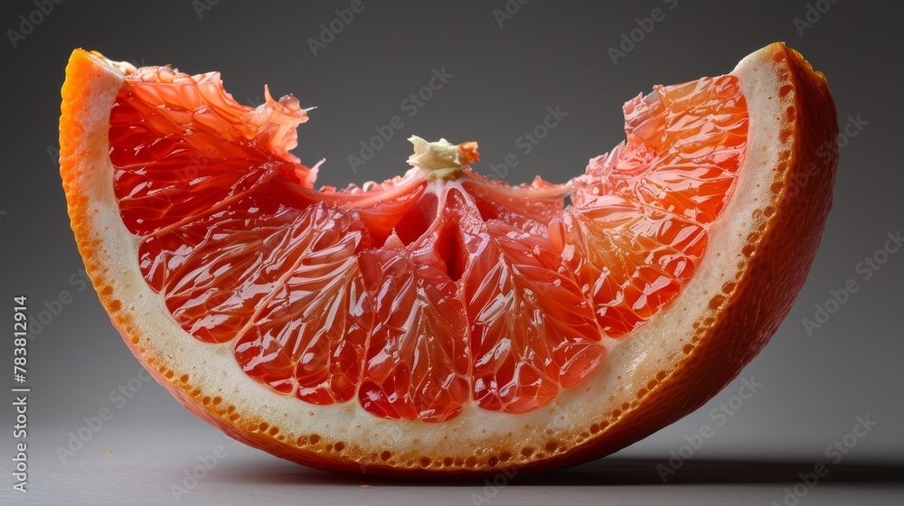 custom made wallpaper toronto digital  A tight shot of a halved grapefruit with a missing bite