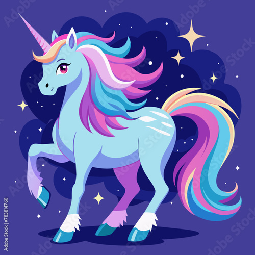 A Dancing Unicorn isolated on white- Vector - Vector art - Vector illustration - Vector design - Latest Vector - Ultimate Vector - Premium Vector - Vector pro