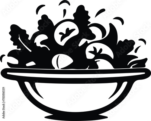 salad silhouette