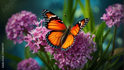 butterfly on flower © Tanzeel