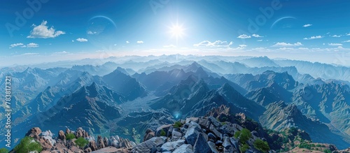 Majestic Peaks and Serene Valleys of Mount Huang a Breathtaking Natural Wonder in China photo