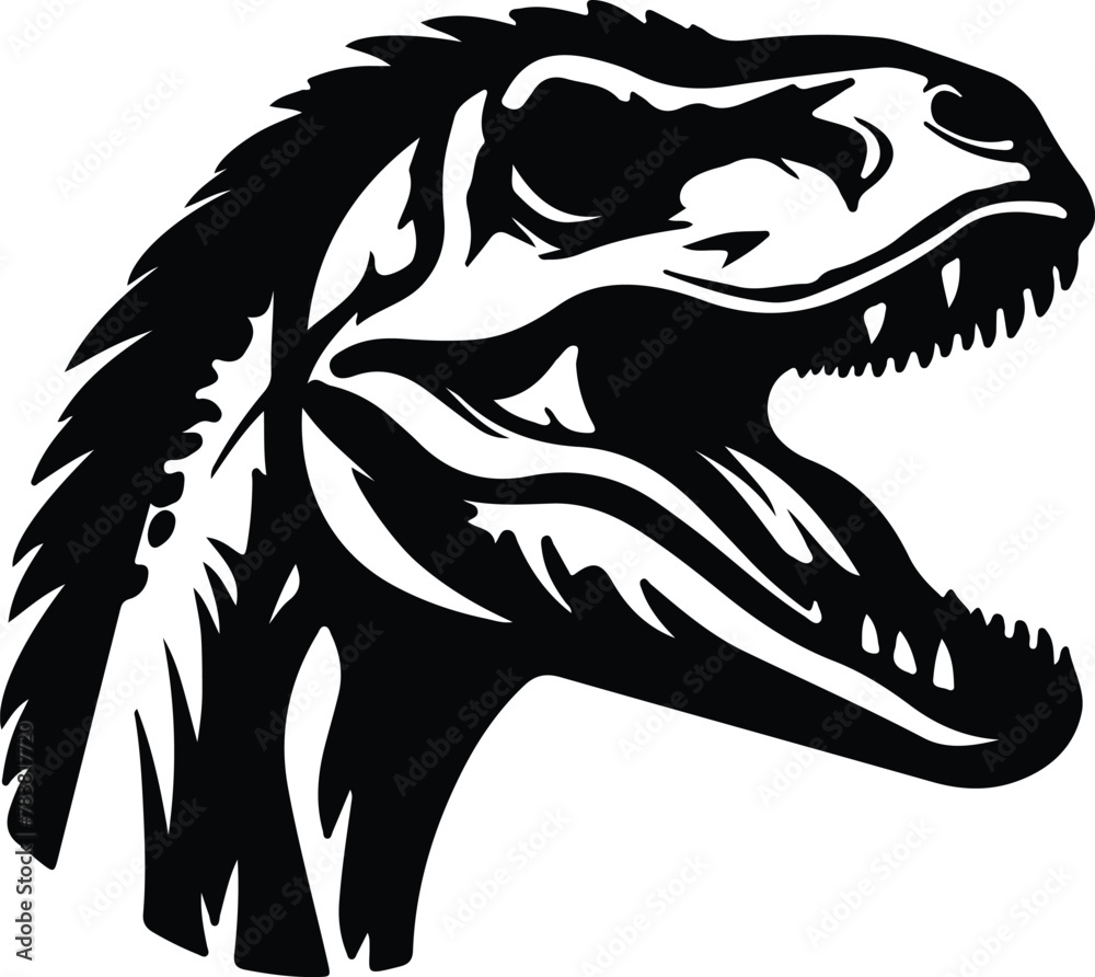 Velociraptor silhouette Velociraptor silhouette