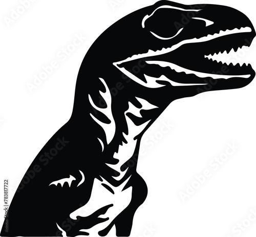 Velociraptor silhouette