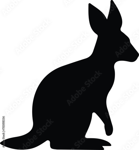 wallaby silhouette