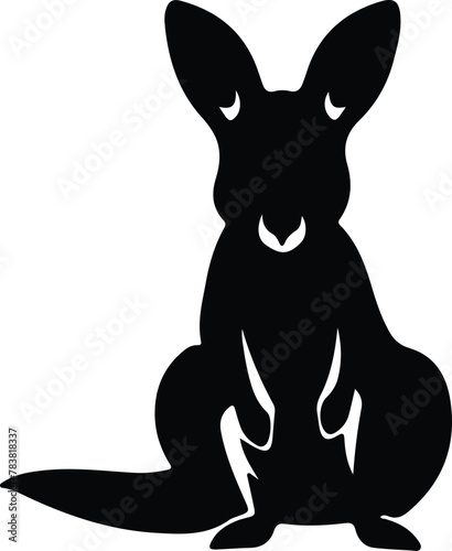 wallaby silhouette