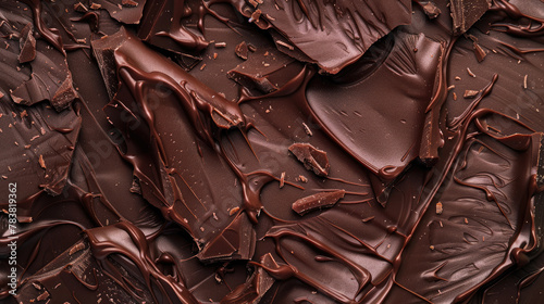 Melted Chocolate backgroumd photo